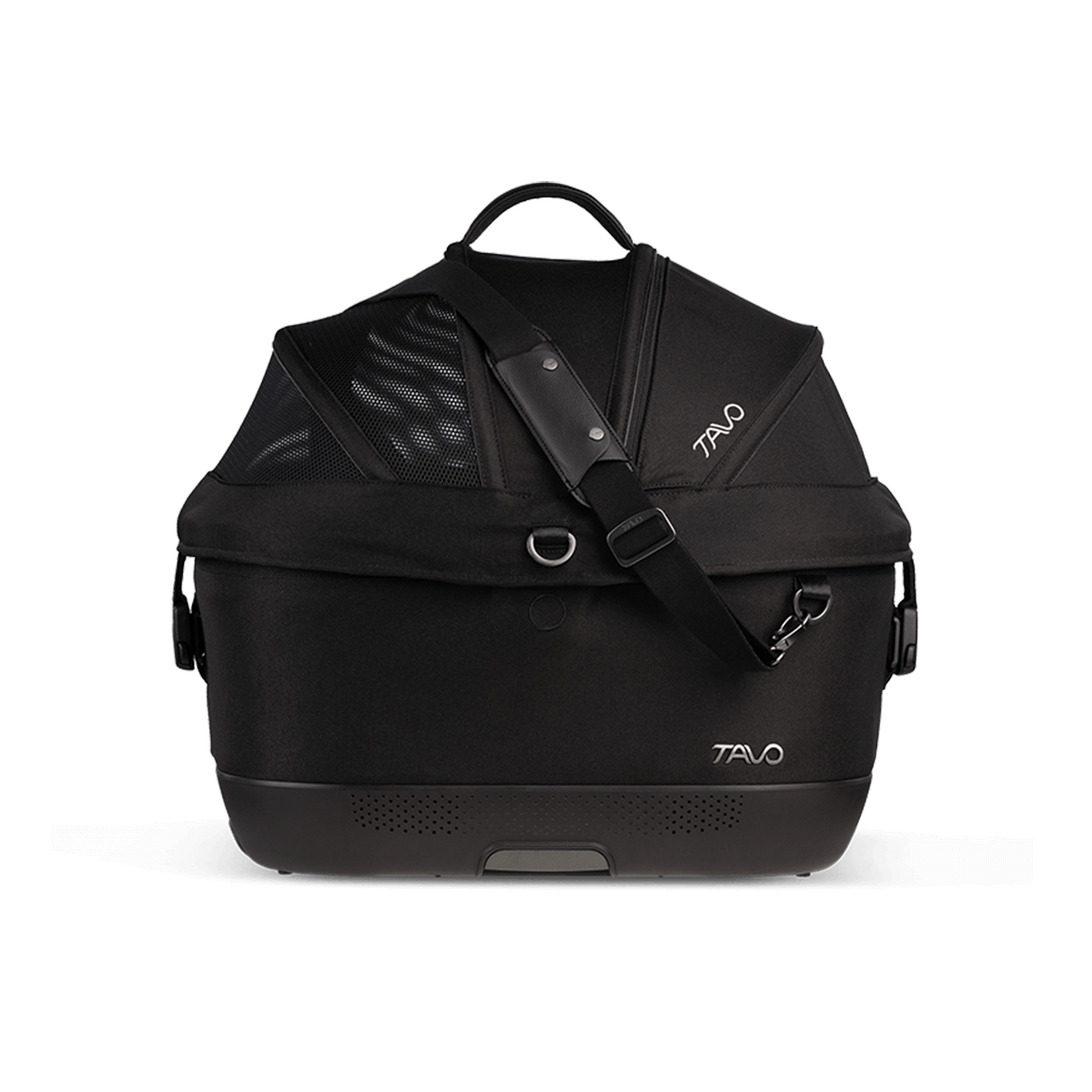 Tavo Pets Maeve iso5x crash tested pet car seat in Onyx black