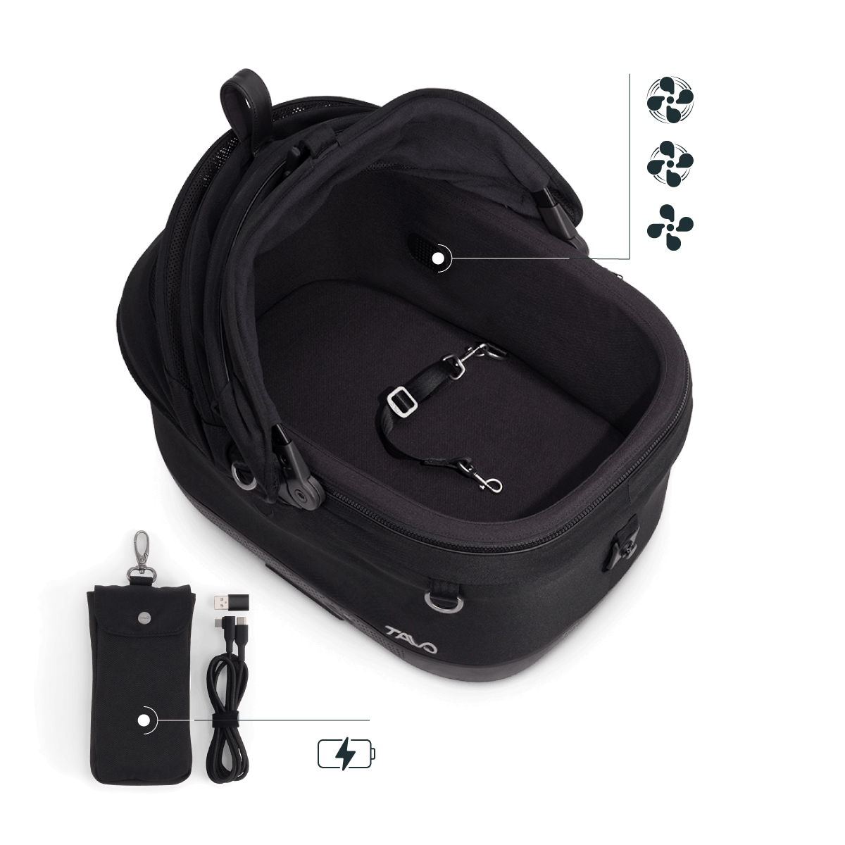 Maeve iso Wind + Roscoe Travel System | Tavo Pets | Tavo Pets