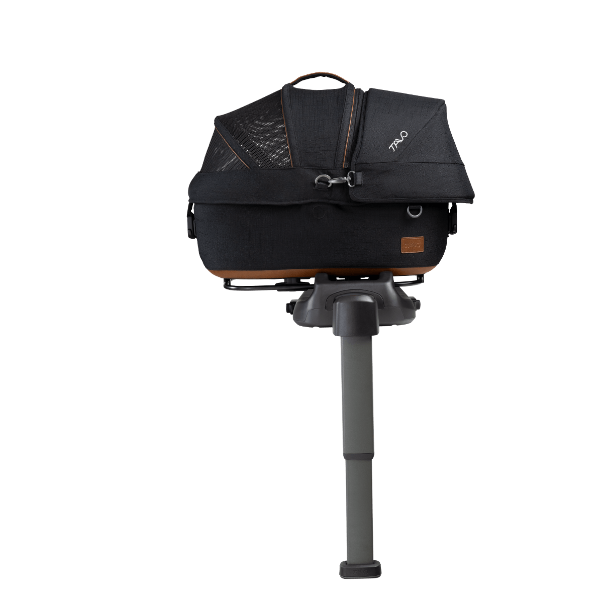 small pet car seat on base