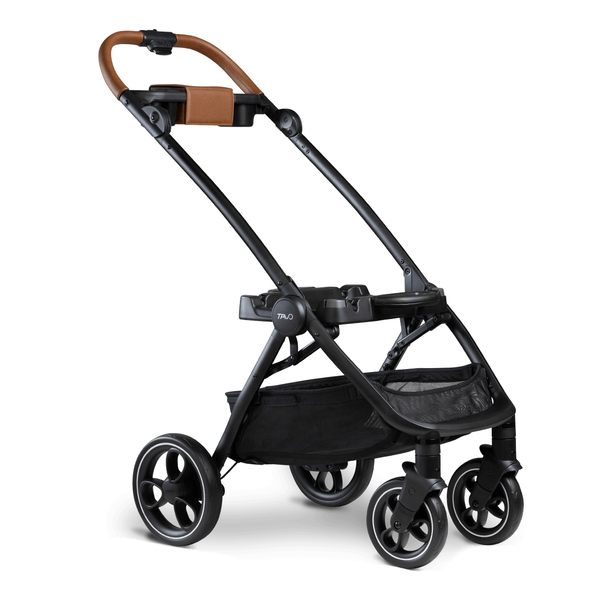 Pet stroller frame on angle